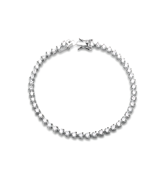 Round 3 Prong Tennis Bracelet