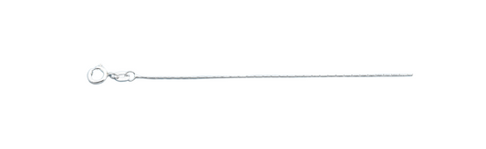 Silver Straight Anklet