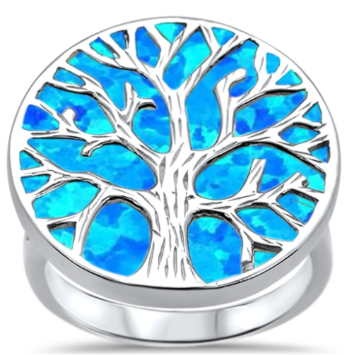 Blue Opal Tree Of LIfe
