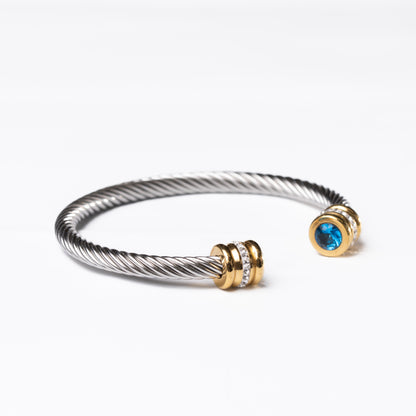 Birthstone Cuff Bracelet